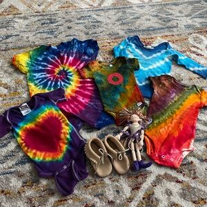 Tie Dye Onesie ~ Bundle ~ 3-18 months ~ phish ~ Grateful Dead